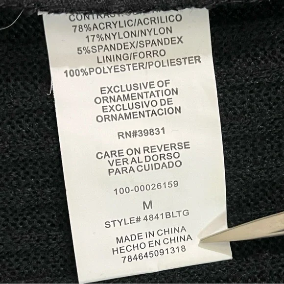 Takara Girls  Black Shimmery Vest With‎ Clip Sleeveless Size Medium - Picture 8 of 9